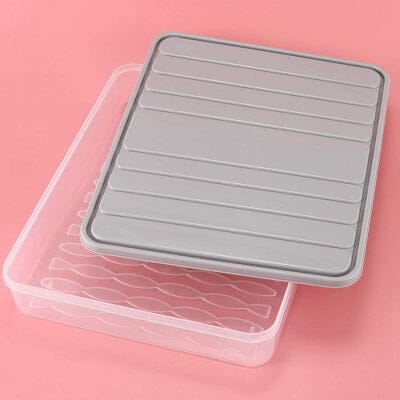 Boîte de rangement - FoodSaverBox™ - Carré gris - Sans Pagaille